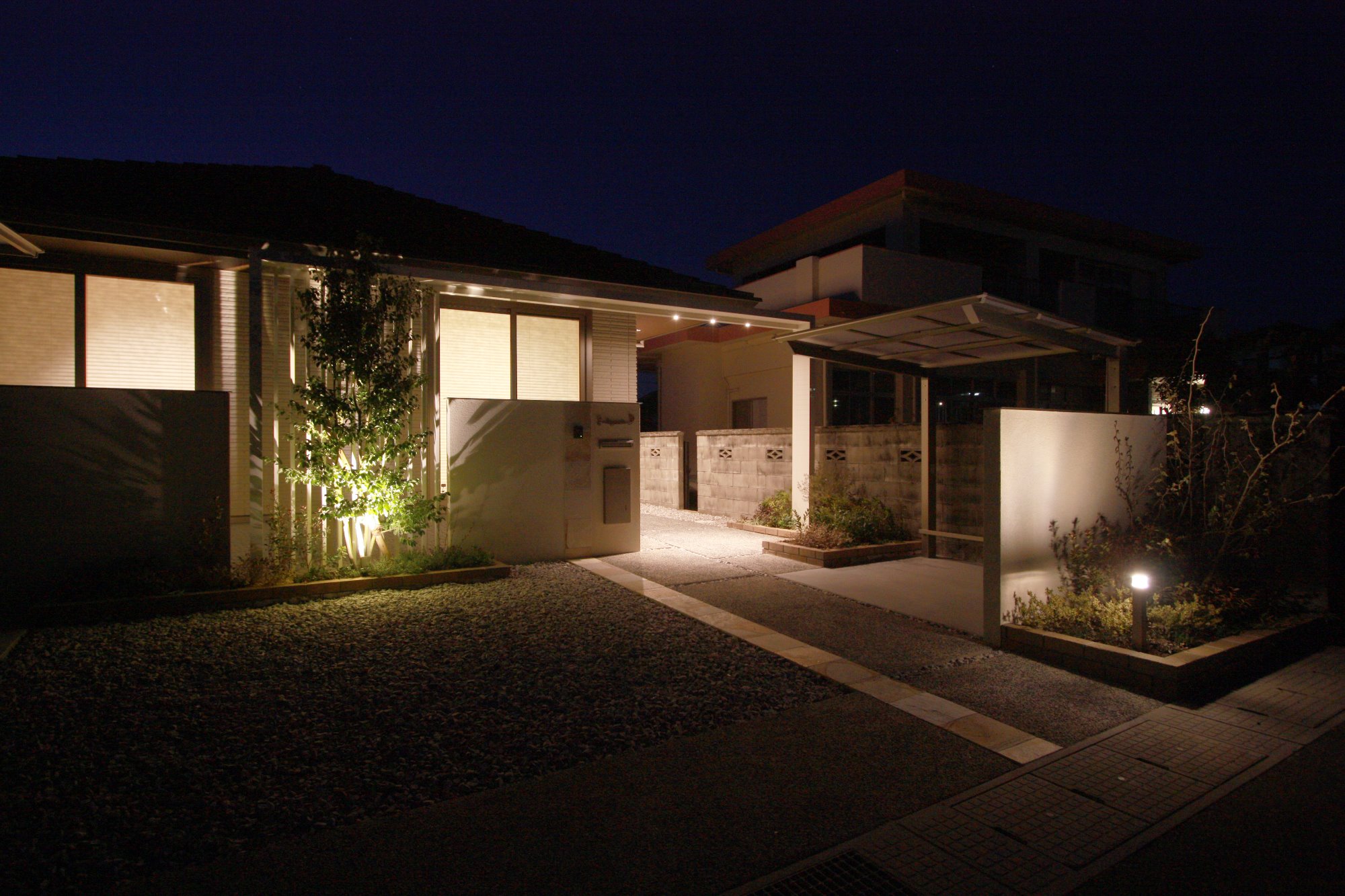 ライティング,プラスG,カーポート