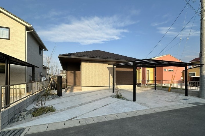 ネスカ,カーポート,エクレル,土間デザイン